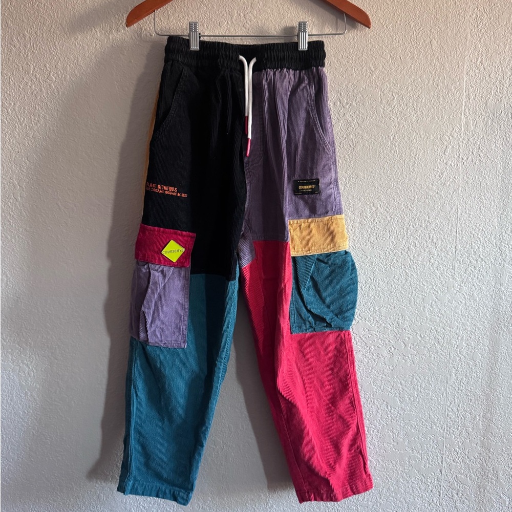 Colorful Patchwork Joggers
